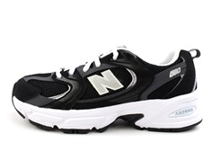 New Balance black/silver metallic 530 sneaker